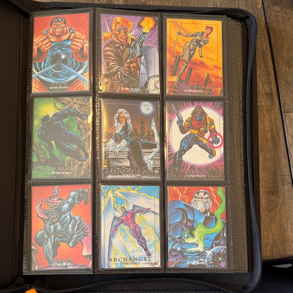 Marvel Masterpieces 1992 complete set (box and binder included)